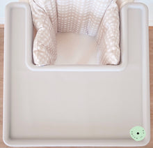 Load image into Gallery viewer, STEEL GREY Highchair Coverall Silicone Placemat 2.0 | IKEA Antilop Mats High Chair Place Mat