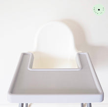 Load image into Gallery viewer, STEEL GREY Highchair Coverall Silicone Placemat 2.0 | IKEA Antilop Mats High Chair Place Mat