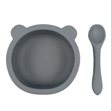 Load image into Gallery viewer, SALE - Little Bear Silicone Suction Bowl & Spoon