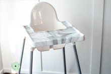 Load image into Gallery viewer, MARBLE Highchair Coverall Silicone Placemat 2.0 | IKEA Antilop Mats High Chair Place Mat
