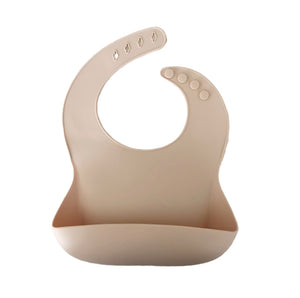 Almond Silicone Bib