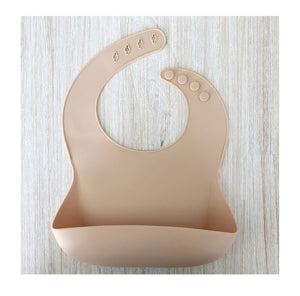 Almond Silicone Bib