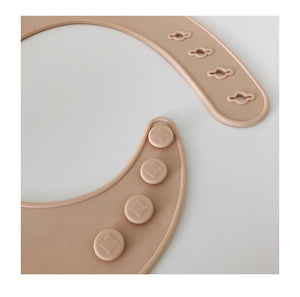 Almond Silicone Bib