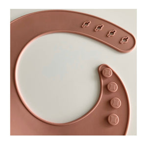 Rose Silicone Bib