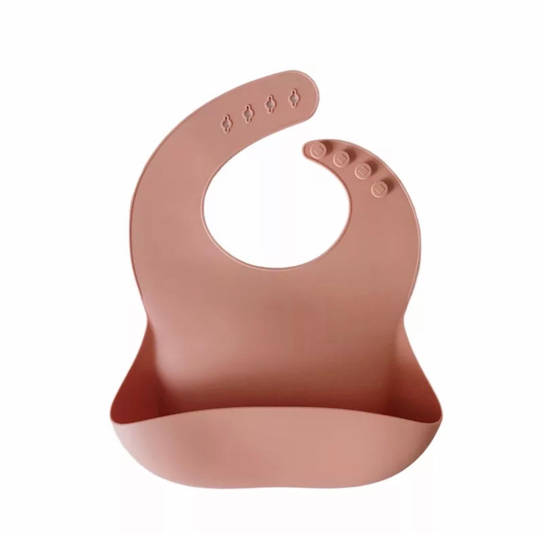 Rose Silicone Bib
