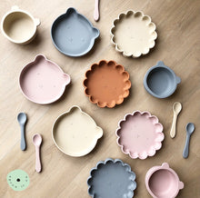Load image into Gallery viewer, SALE - Little Bear Silicone Suction Bowl &amp; Spoon
