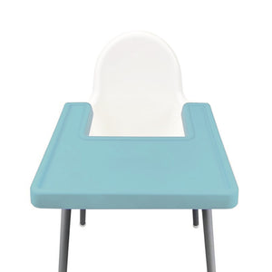 BABY BLUE Highchair Coverall Silicone Placemat 2.0 | IKEA Antilop Mats High Chair Place Mat