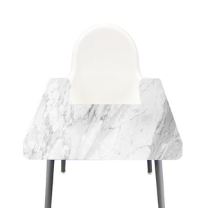 MARBLE Highchair Coverall Silicone Placemat 2.0 | IKEA Antilop Mats High Chair Place Mat