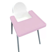 Load image into Gallery viewer, BABY PINK Highchair Coverall Silicone Placemat 2.0 | IKEA Antilop Mats High Chair Place Mat
