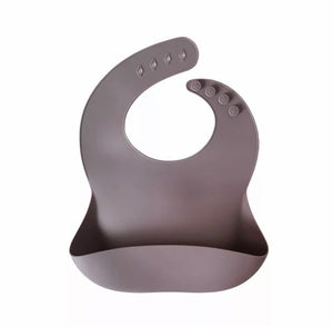 Mauve Silicone Bib