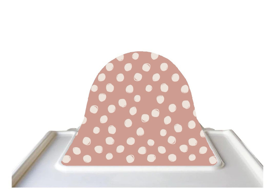 Blush Dot Highchair Cushion Cover