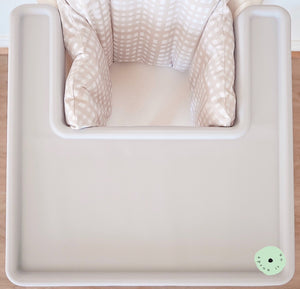 STEEL GREY Highchair Coverall Silicone Placemat 2.0 | IKEA Antilop Mats High Chair Place Mat