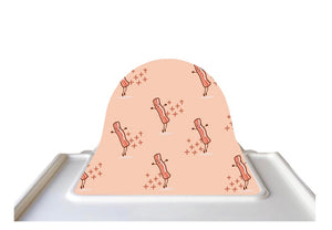 Dancing Bacon Highchair Cushion Cover