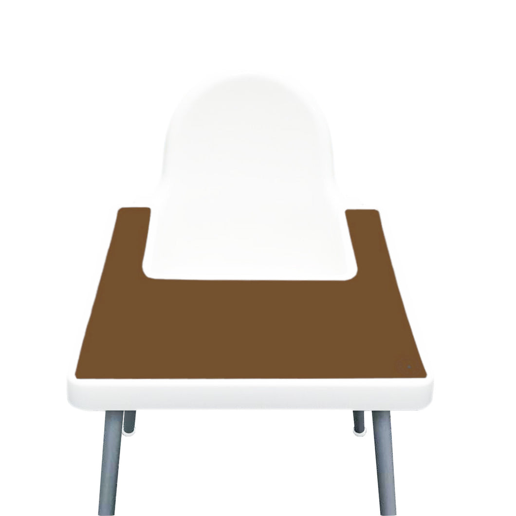 CHOCOLATE Highchair Silicone Placemat | IKEA Antilop Mats High Chair Place Mat