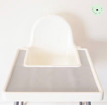Load image into Gallery viewer, STEEL GREY Highchair Silicone Placemat | IKEA Antilop Mats High Chair Place Mat
